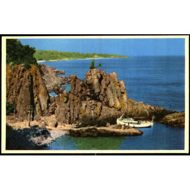 Bornholm - Klippeparti ved R - Colbergs Bogh. 95 F - Ubrugt