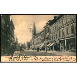 Aarhus - Ryesgade med katolsk Kirke - 2473