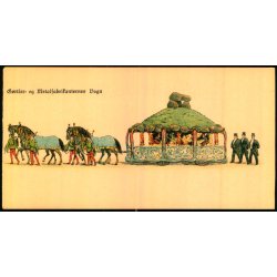 Grtler og Metalfabrikanternes Vogn - Visitkort 14 x7 u/n - Ubrugt