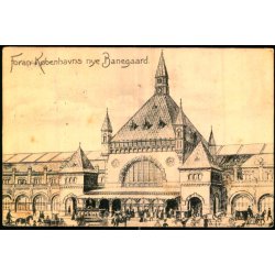 Foran Kbenhavns nye Banegaard - Stender 9252 - Brugt