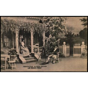 Augusta Blad og Adam Poulsen i De Danske i Paris - Alex Vincent 1145 - Ubrugt