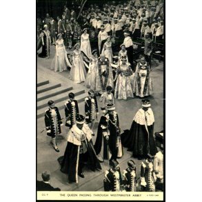 Coronation - Dronning Elizabeth  II - Westminster Abbey - Ubrugt