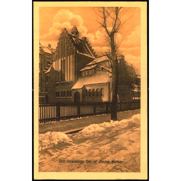 Den forelbige del af Anna Kirken - Bethesdas Bogh.  u/n - Ubrugt