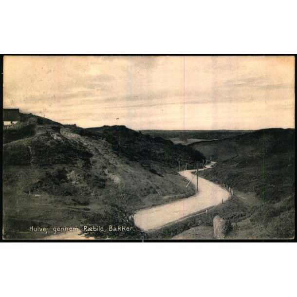 Hulvej gennem Rebild Bakker - Agerchou 1151 - Brugt