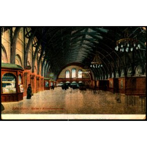 Kbenhavn - Hallen i Hovedbanegrden - ED. F. Ph 2900/58 - Brugt - Svagt hjrne !