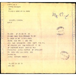 Telegram fra Sofia - 24 - 5 - 79  - Til Kbenhavn
