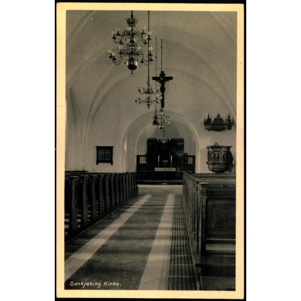 Saxk�bing Kirke - Thanning Steffensens Bogh. 78541 - Ubrugt