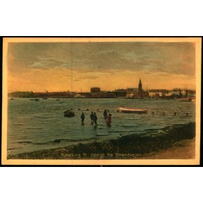 Nyk�bing M. - Udsigt fra Strandvejen - Stender  23751 - Brugt