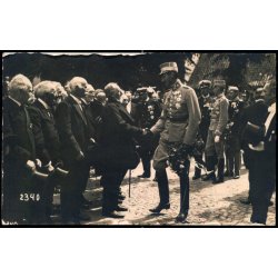 Kongen hilser p Veteranerne. - Fotokort 2340 - Ubrugt