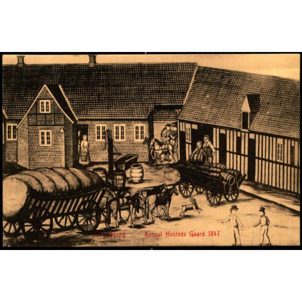 Ringk�bing - Konsul Husteds Gaard 1847 - W.K.F. u/n - Brugt