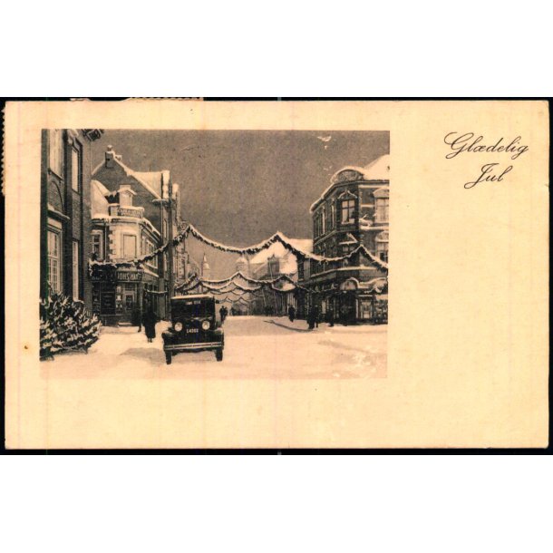 Fredericia - Gl�delig Jul - Jyllandsgade - I.A.F. 5011 - Brugt