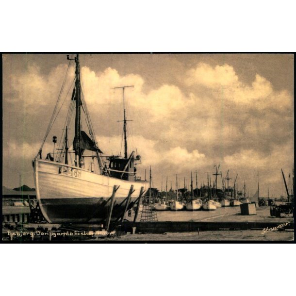 Esbjerg - Den gamle Fiskerihavn - Stender  41 805/445 - Ubrugt