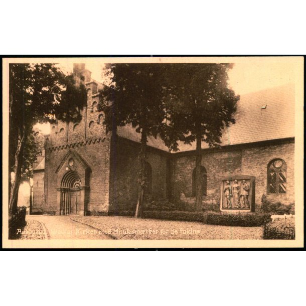 Aabenraa - Nicolaj Kirken med Mindesm�rket for de faldne - Stender Aa. 3 - Ubrugt