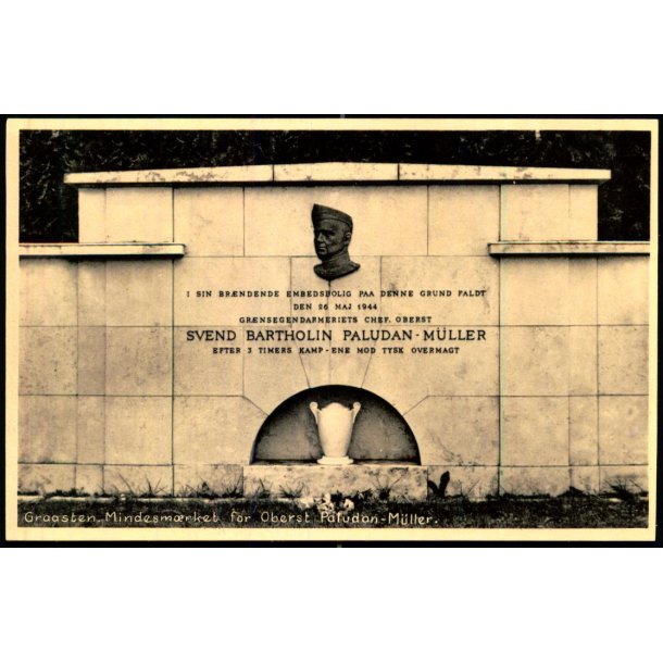 Graasten - Mindesten for Oberst Paludan-M�ller - Graasten Bogh. 90737 - Ubrugt