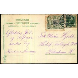 Bornholm - Rnne - Store Torv - Peter Alstrup 3636 - Brugt - 1906 Julemrke !
