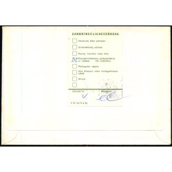 Brev - Retur - 6 - 10 - 76  -  Brugt