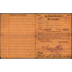 Kbekort - Kvinder med Ptegninger - 2 Verdenskrig