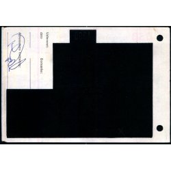 Banepakke DSB - Flgeseddel - 2 - 2 - 79 - 1x21 Kr. - 1x50 re - Stemplet