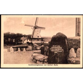 Genforeningsstenen ved Dybb�l-M�lle  - Chr. Qvist 61 - Ubrugt