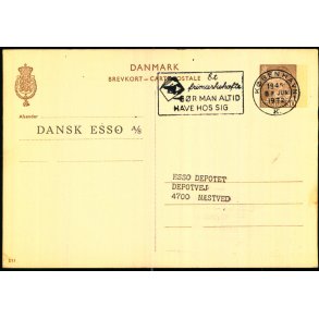 Dansk Esso - Kbh.K.  - 211 - Brugt.