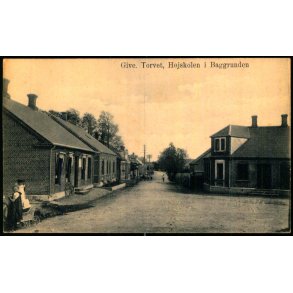 Give - Torvet - H�jskolen i Baggrunden - C. Neumanns Bogh. 960  - Ubrugt