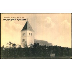 Harbo�re Kirke - set fra Syd - N.J. R�nn 87580 - Ubrugt