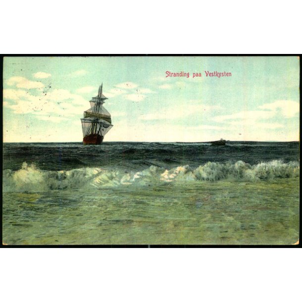 Stranding paa Vestkysten - WMF 852 - Brugt