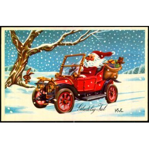 K.V. Larsen - Gldelig Jul - Rudolf Olsen u/n - Brugt