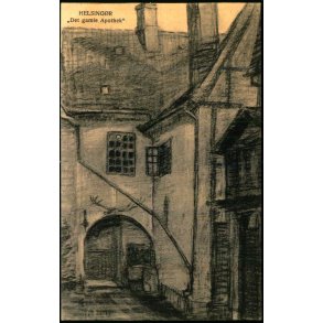 Helsing�r - Det gamle Apotek - J. M�ller u/n - Ubrugt