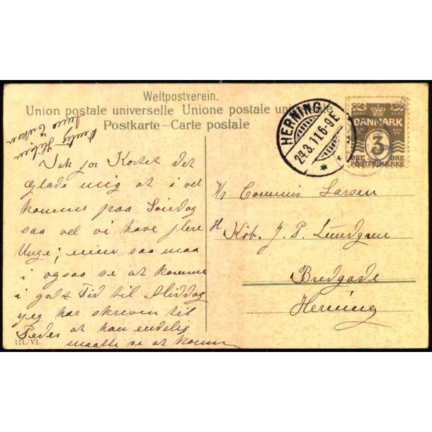 ANHOLT HAVN p Postkort fra USA