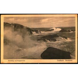 Brnding ved Maagestolene  - Gudhjem - Bornholm - I.P. Rnne 609 - Ubrugt