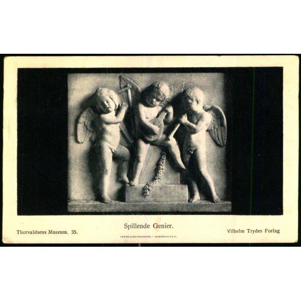 Thorvaldsens Museum 35 - Spillende Genier - V. Trydes Forlag u/n - Brugt