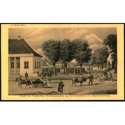 C. Bayer - Vesterport med Udsigt til Ravelien og Tivoli 1848 -  Alex Vincent 9 - Ubrugt