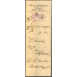 Recept - Dr. med Axel Jrgensen - Kong Salomons Apothek - 26 - 10 - 1909