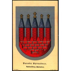 Danske Byvaaben - Kalundborg Byvaaben - Fritz Benzen 25 - Ubrugt