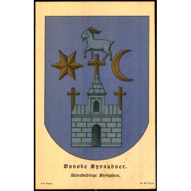 Danske Byvaabner - Storeheddinge Byvaaben - Fritz Benzen 64 - Ubrugt