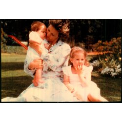 Dronning Anne-Marie med familie - Foto - Ubrugt