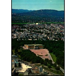 Kongeslottet set fra Fly - Oslo - Aune 7046/4 - Ubrugt