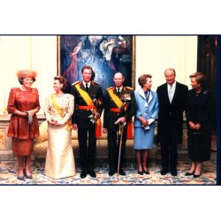 Dronning Beatrix med besg fra Luxembourg og Belgien - Royal Pres 2001 - Ubrugt