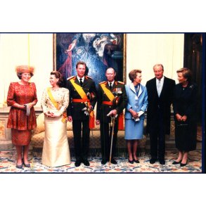 Dronning Beatrix med besg fra Luxembourg og Belgien - Royal Pres 2001 - Ubrugt