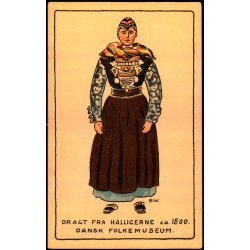 BW - Mand fra Horne - Fyen ca. 1830 - Dansk Folkemuseum - Alfred Jocobsen 57 - Ubrugt