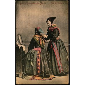 Danske Nationaldragter - No. 6 - Piger fra Amager - W&M u/n - Ubrugt