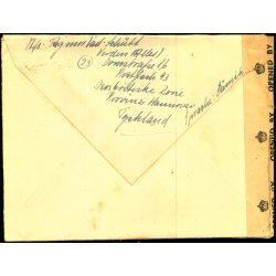 Efterkrigs Censurbrev fra Tyskland  5 - 5 - 47 - Til Nrre-Nebel