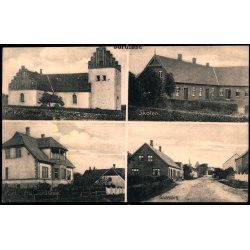 Partier fra Jordlse - Kirke - Skolen - Gadeparti - u/n - Brugt