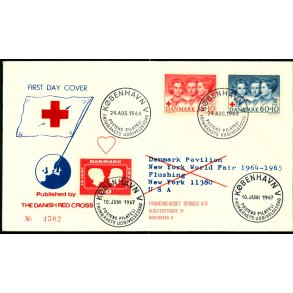 First Day Cover - 24. Aug. 1964 - Brugt