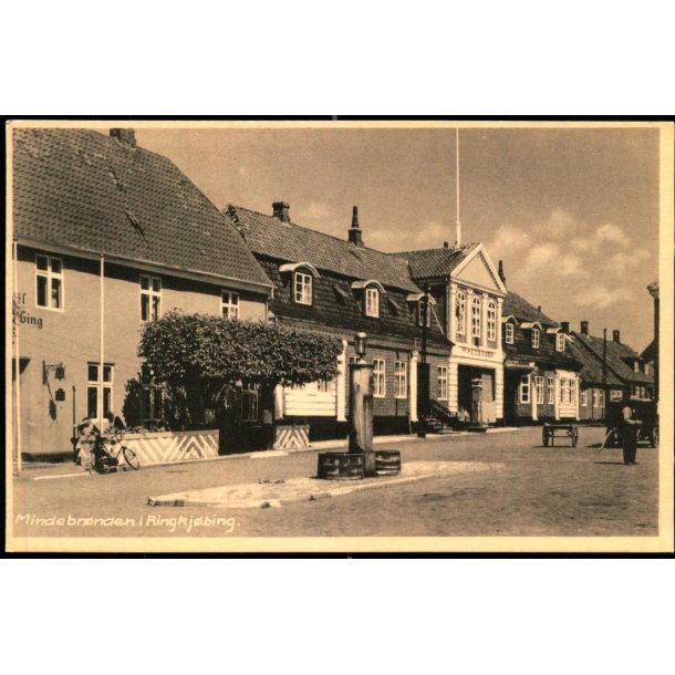 Mindebr�nden i Ringk�bing - Bogladerne i Ringk�bing 88486 - Ubrugt