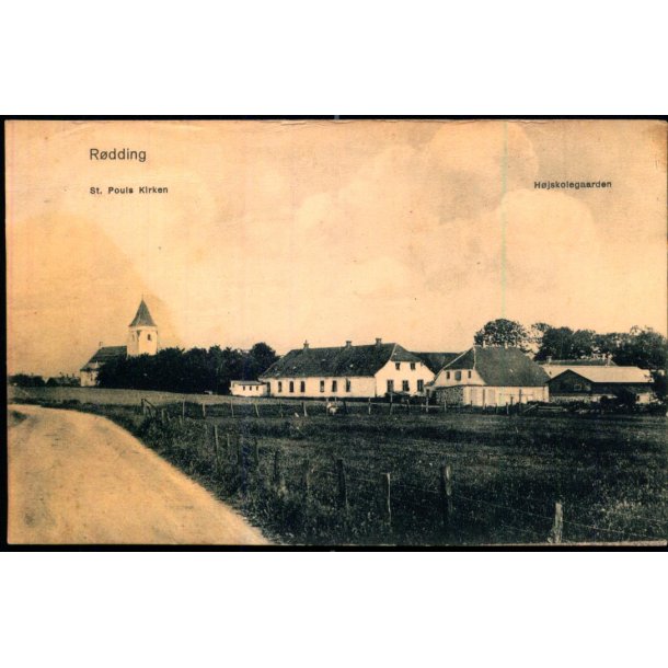 R�dding - St. Pouls Kirken - H�jskolegaarden - H.Chr. Andersens Bogh. 3285 - Ubrugt