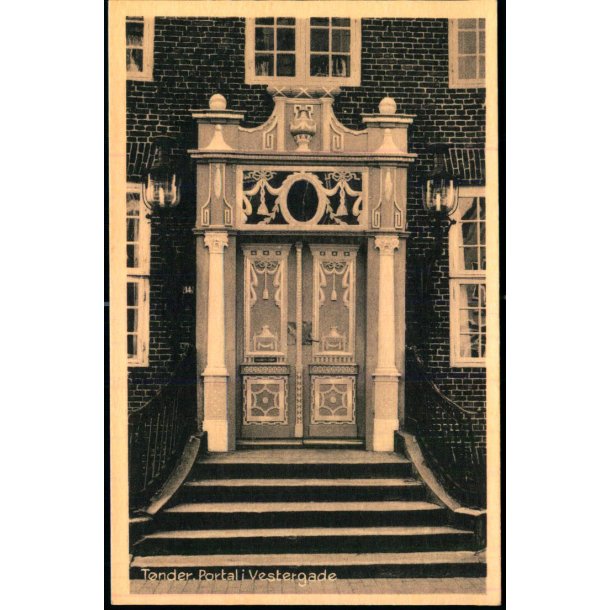T�nder - Portal i Vestergade - N.J. Jefsens Bogh. 377 - Ubrugt