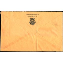 Perfin - Kbenhavns Kommune p Brev - Kommunehospitalet - Stemplet