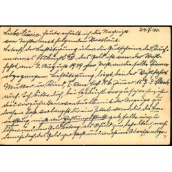 Tysk Feldpostkort - Feldpoststempel  24 - 2 - 40 - Til Wien III - No. 18879